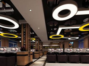 2018網(wǎng)吧前臺(tái)裝修效果圖 房天下裝修效果圖
