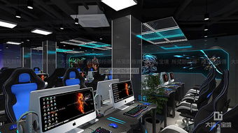 網(wǎng)吧裝修效果圖丨網(wǎng)咖設(shè)計(jì)效果圖大全