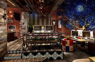 東莞網吧裝修設計案例 東莞網吧裝修效果圖