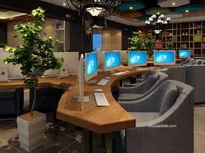 網吧裝修效果圖 網吧設計效果圖圖片